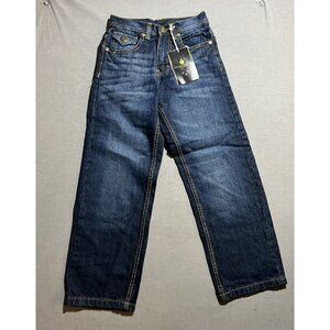 New Notorious B.I.G. Youth Denim Jeans Boys 8 Blue Denim Flap Pocket Youth 24x23
